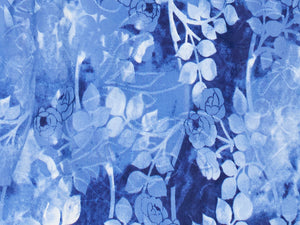 Roz & Ali Floral Tie Dye Jacquard Sleeveless Popover - Plus - 8